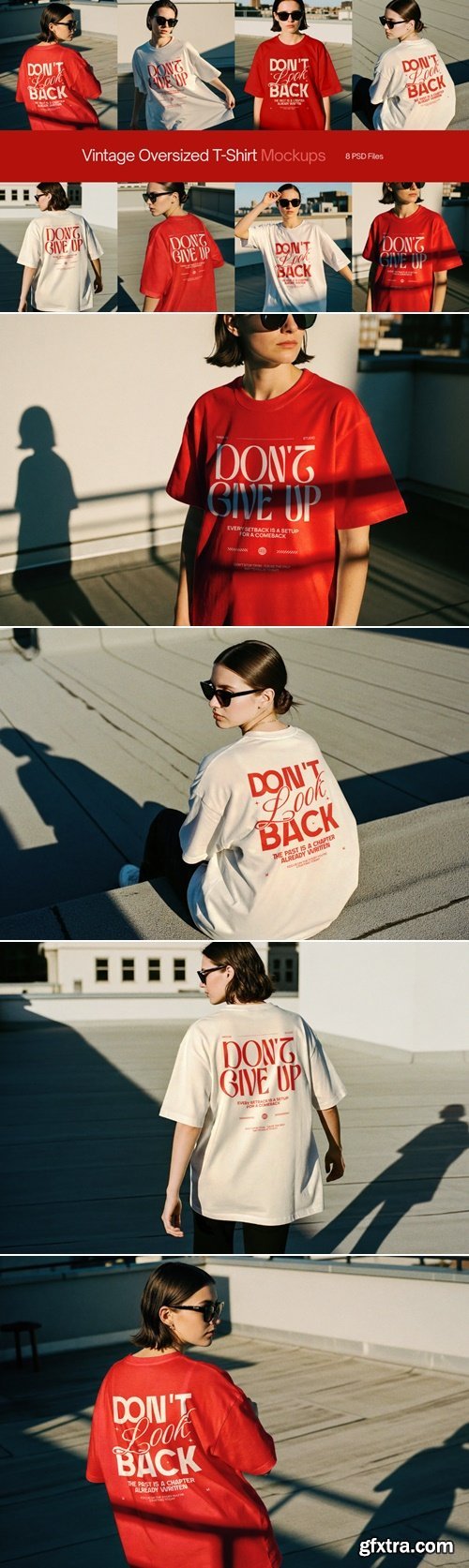MockupCloud - 8 Vintage Oversized T-Shirt Mockups VOL. 01 MockupCloud - 8 Vintage Oversized T-Shirt Mockups VOL. 01