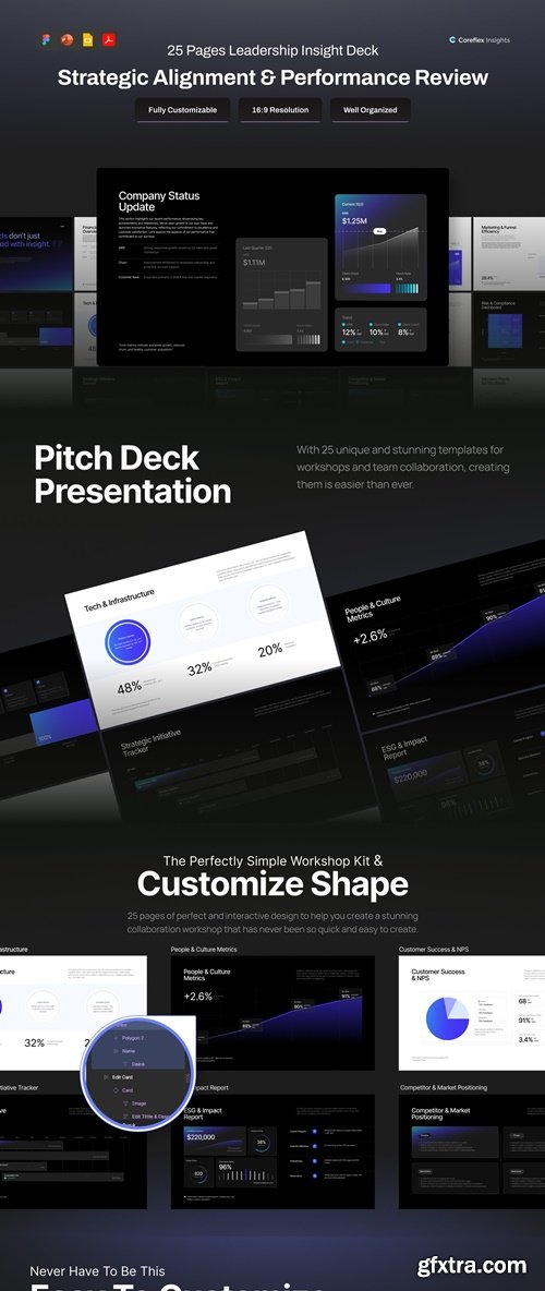 Pitch Deck Strategic Alignment & Performance Review - Coreflex Insights