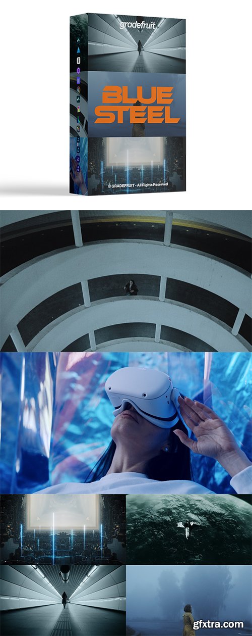 GradeFruit - Blue Steel LUTs & LR Presets GradeFruit - Blue Steel LUTs & LR Presets
