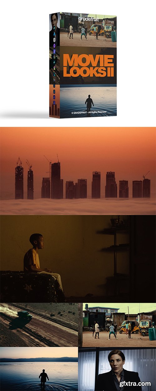 GradeFruit - Movie Looks V2 LUTs & LR Presets GradeFruit - Movie Looks V2 LUTs & LR Presets