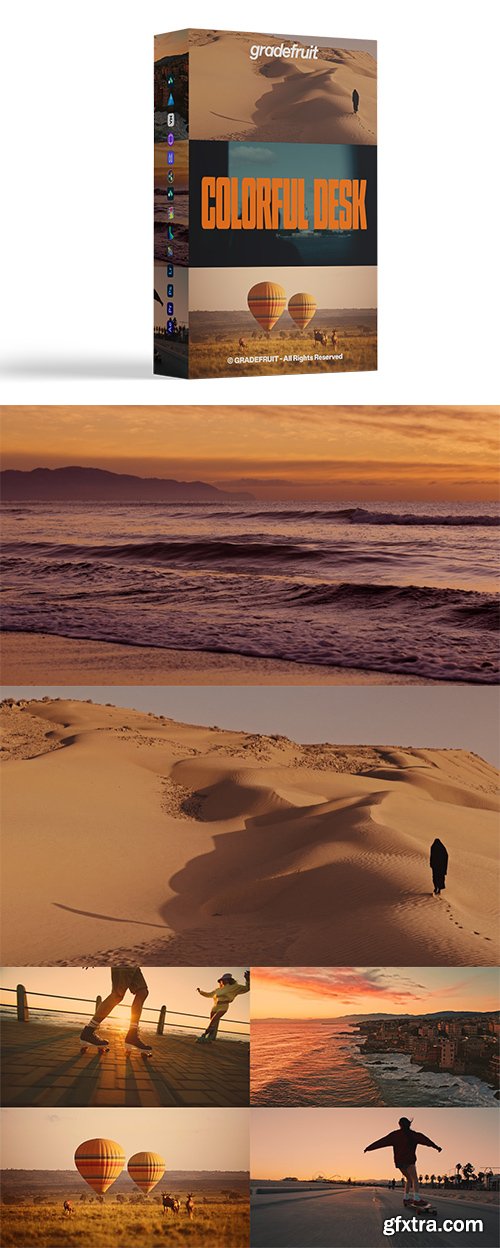 GradeFruit - Colorful Dusk LUTs & LR Presets GradeFruit - Colorful Dusk LUTs & LR Presets