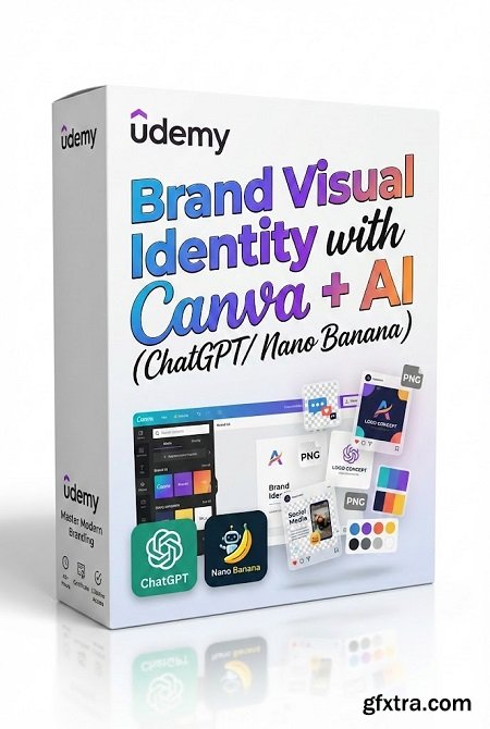 Udemy - Brand Visual Identity with Canva + AI (ChatGPT/ Nano Banana)