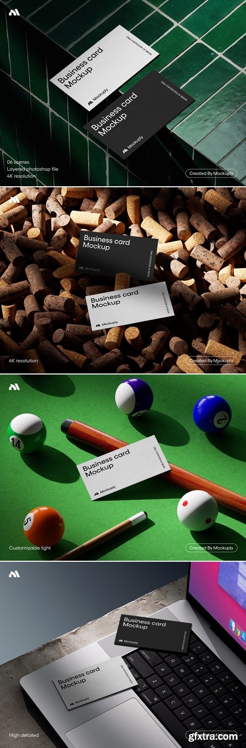 Premium Business Card Mockuply Pro 003