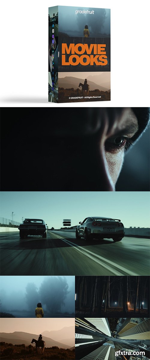 GradeFruit - Movie Looks LUTs & LR Presets GradeFruit - Movie Looks LUTs & LR Presets