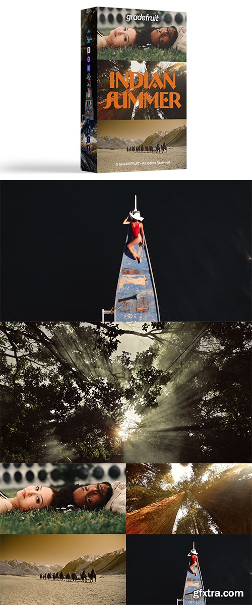 GradeFruit - Indian Summer LUTs & LR Presets GradeFruit - Indian Summer LUTs & LR Presets