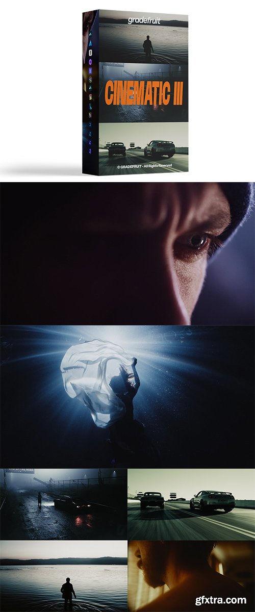 GradeFruit - Cinematic V3 LUTs & LR Presets GradeFruit - Cinematic V3 LUTs & LR Presets