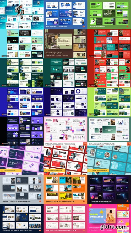 24 PowerPoint Templates Bundle 53 24 PowerPoint Templates Bundle 53