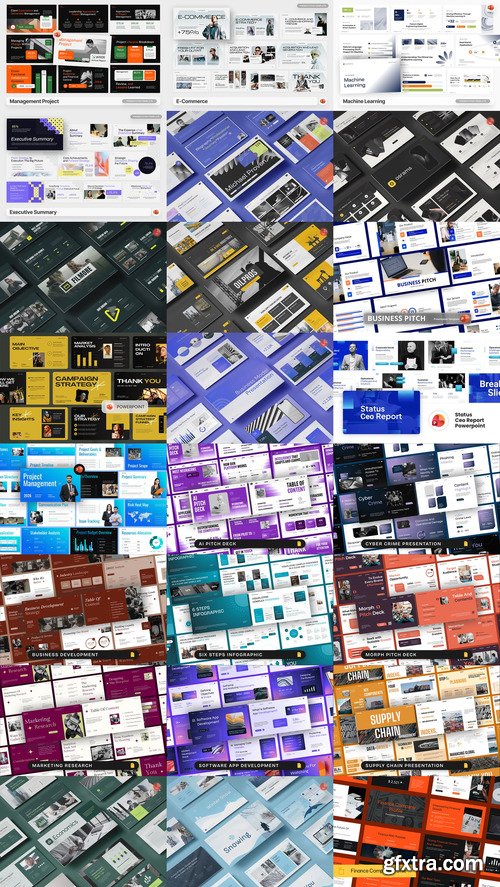 24 PowerPoint Templates Bundle 55 24 PowerPoint Templates Bundle 55
