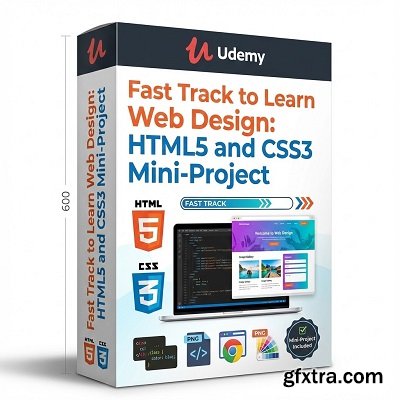 Udemy - Fast Track to Learn Web Design: HTML5 and CSS3 Mini-Project