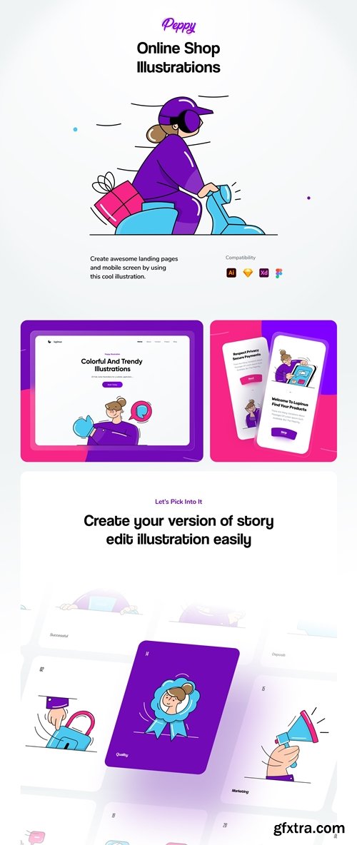 Peppy Illustration Kit