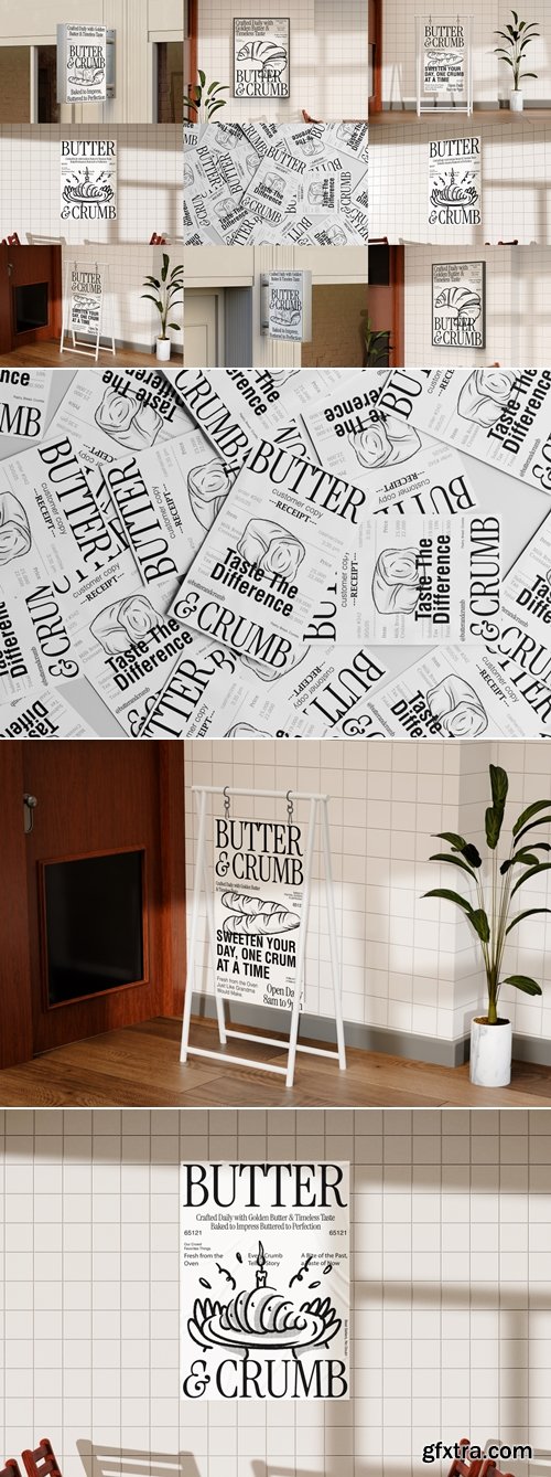 MockupCloud - Restaurant Branding Mockup