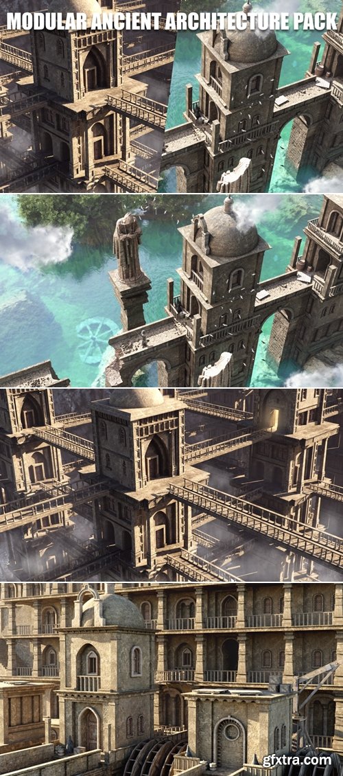 Gumroad - Modular Ancient Architecture Asset Pack