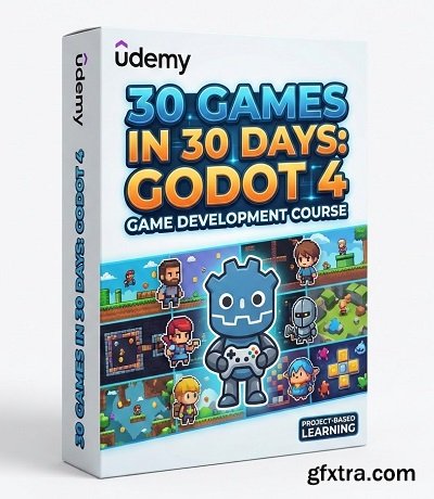 Udemy - 30 Games in 30 Days: Godot 4 Game Development Course