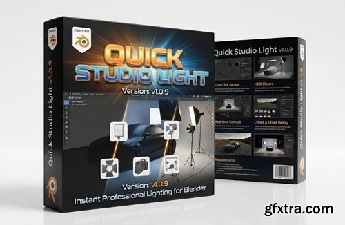 Quick Studio Light v1.0.9 for Blender