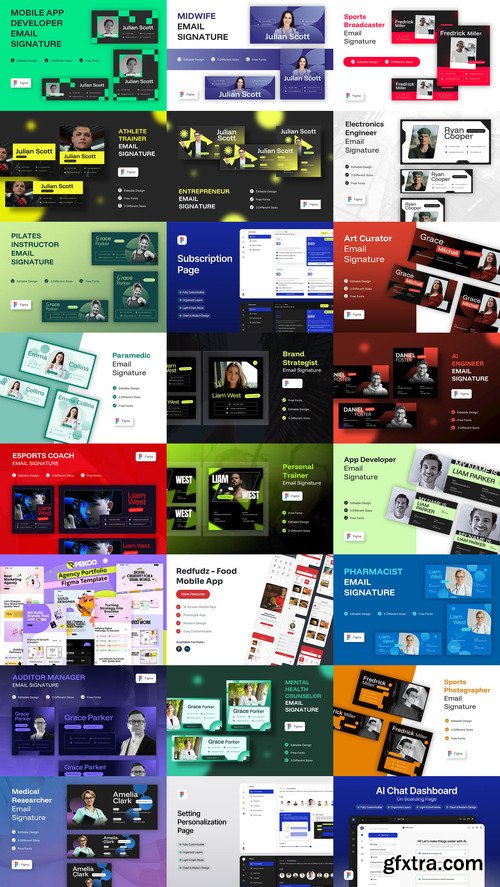 24 UX and UI Kits Templates Bundle 15 24 UX and UI Kits Templates Bundle 15