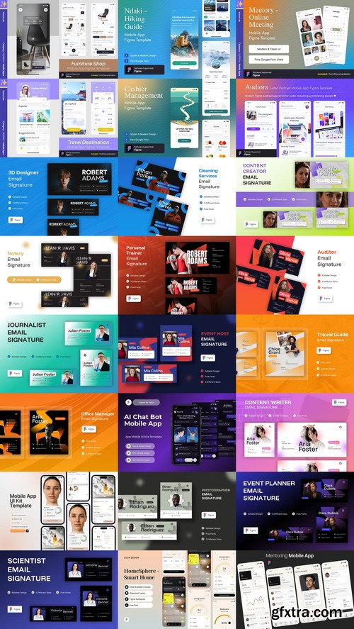 24 UX and UI Kits Templates Bundle 18 24 UX and UI Kits Templates Bundle 18