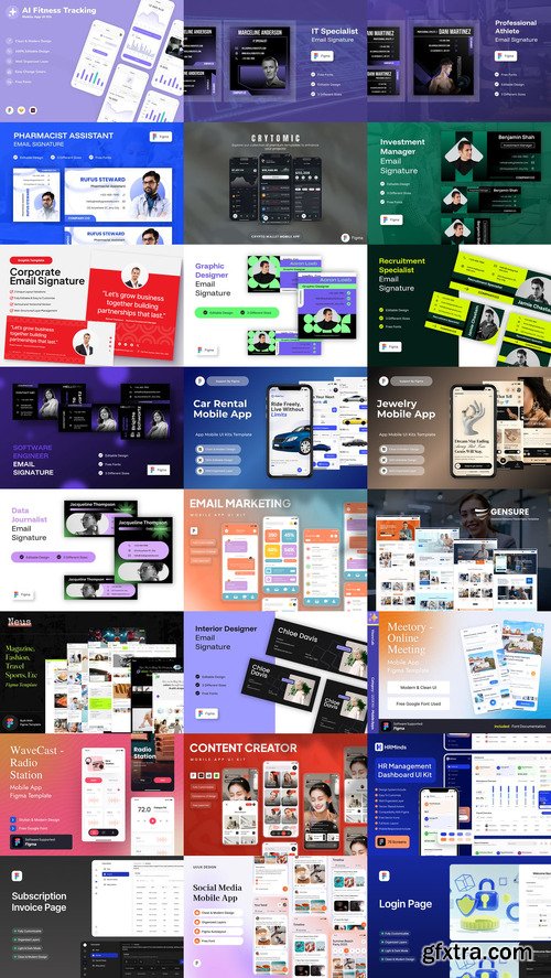 24 UX and UI Kits Templates Bundle 19 24 UX and UI Kits Templates Bundle 19