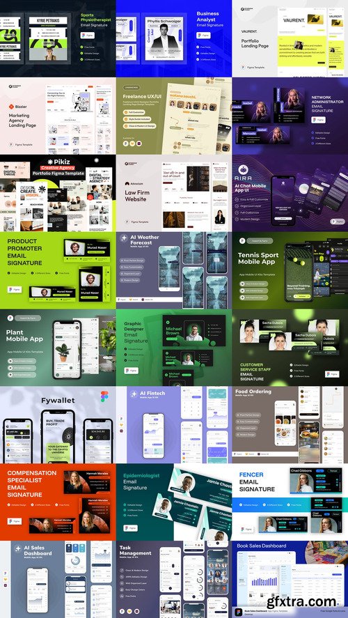 24 UX and UI Kits Templates Bundle 20 24 UX and UI Kits Templates Bundle 20