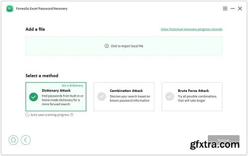 FonesGo Excel Password Recovery 7.0.0
