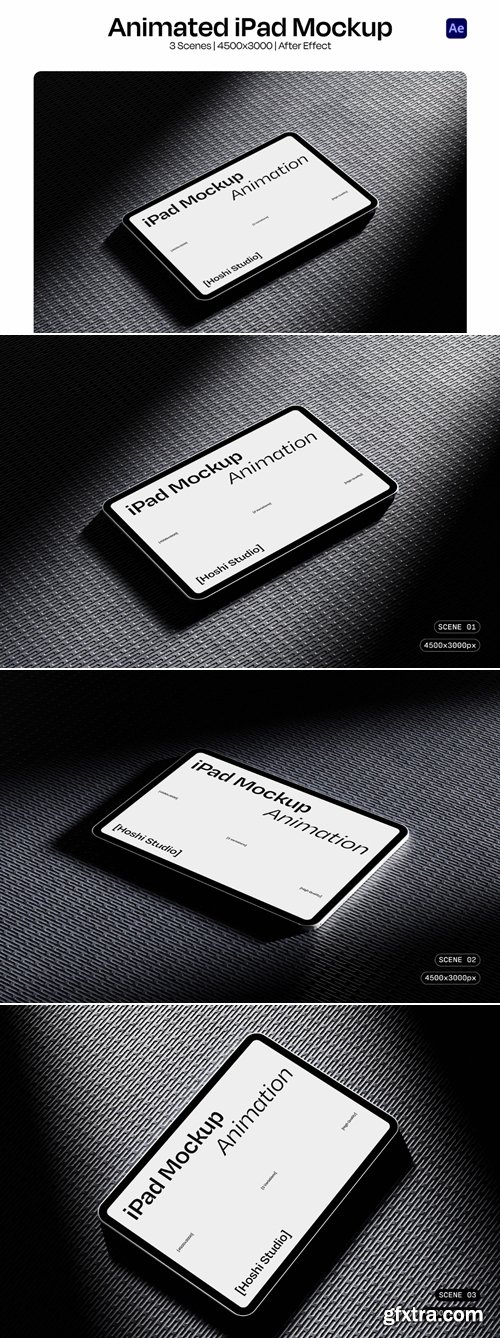 MockupCloud - Animated iPad Mockup for After Effects MockupCloud - Animated iPad Mockup for After Effects