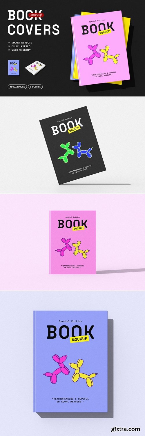 CreativeMarket - Book Mockup Collection