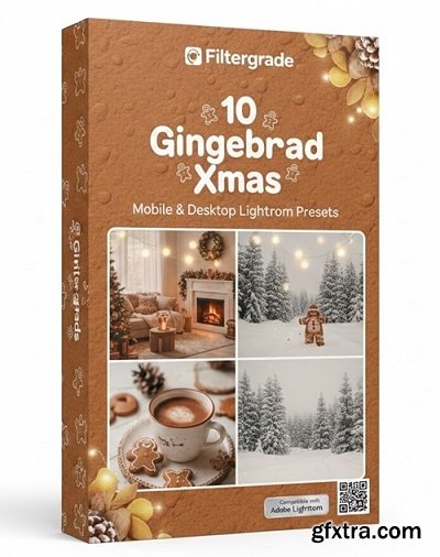 Filtergrade - 10 Gingerbread Xmas Mobile & Desktop Lightroom Presets