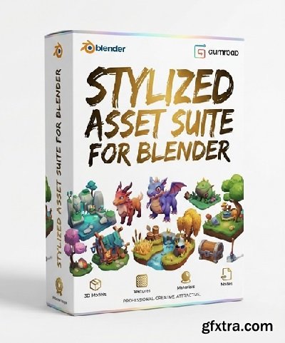 Gumroad - Stylized Asset Suite for Blender v4.2 Pro