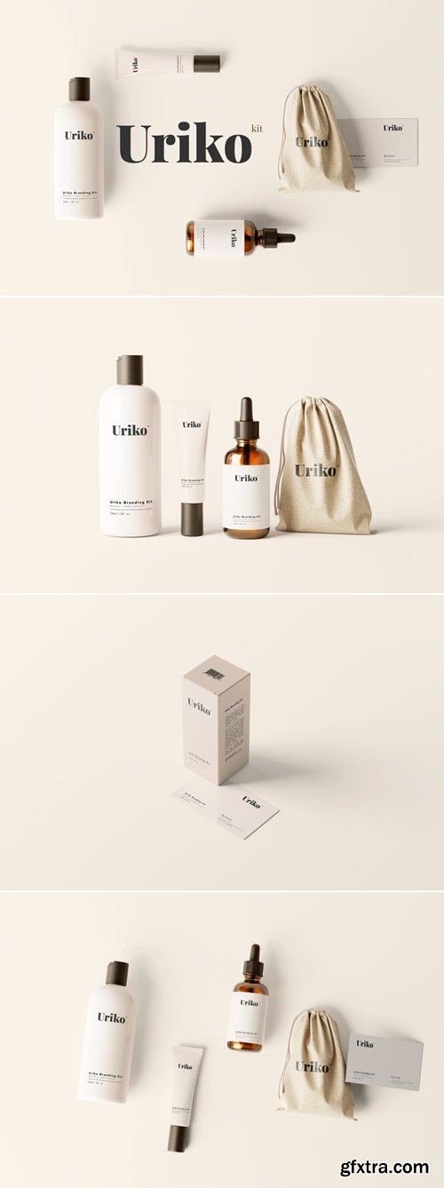 PMVCH Mockup - Uriko - Cosmetic Branding Kit