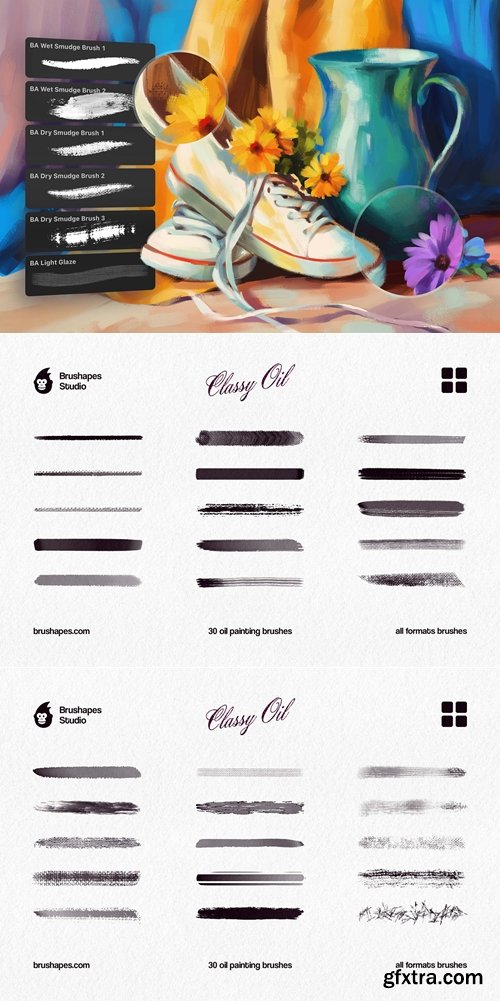 Brushapes - Multi App Classy Oil Brushes