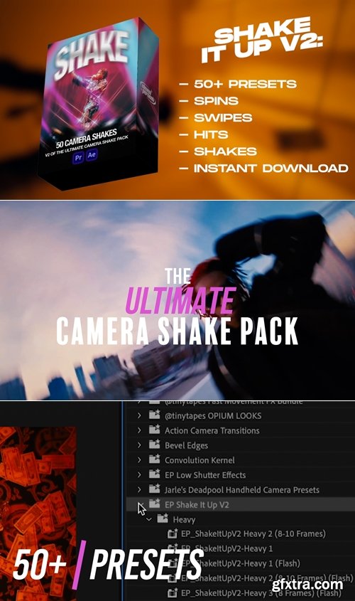 ElevenPercent - Shake It Up v2.1 The Ultimate Camera Shake Preset Pack (2025)