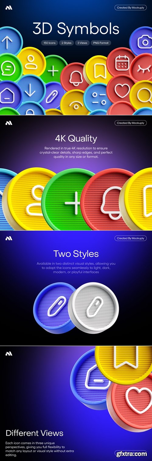 3D Sybmols icons Mockuply Pro 3D Sybmols icons Mockuply Pro