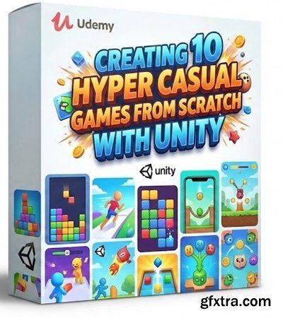 Udemy - Creating 10 HYPER CASUAL games from scratch with Unity