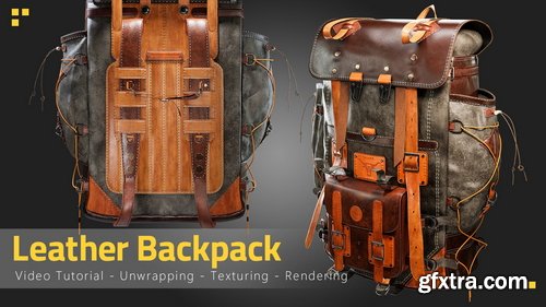 Artstation - Leather Backpack - Tutorial Unwrapping/Texturing/Rendering Process Artstation - Leather Backpack - Tutorial Unwrapping/Texturing/Rendering Process