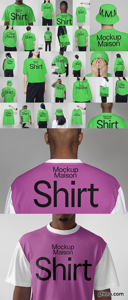 Mockup Maison - Essential Apparel Collection – 28 Mockups $130 Mockup Maison - Essential Apparel Collection – 28 Mockups $130