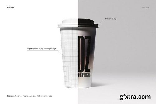 CreativeMarket - Paper Cups Mockup Set - 42228403