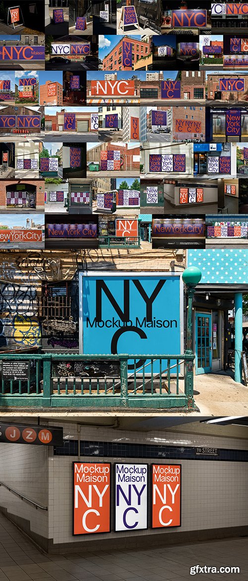 Mockup Maison - New York City 2 Collection – 50 Mockups $200 Mockup Maison - New York City 2 Collection – 50 Mockups $200
