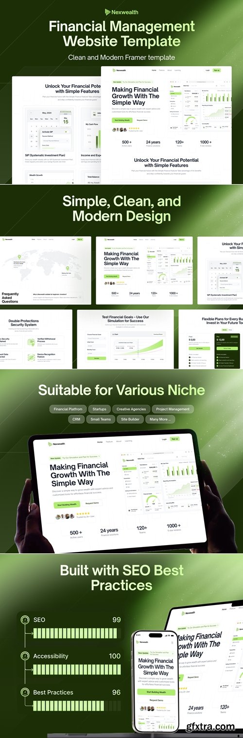 Nextwealth - Finance Management Website Template