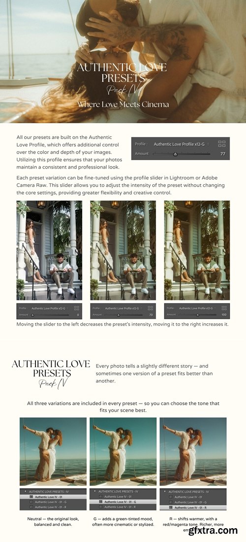 Authentic Love - Presets Pack 04