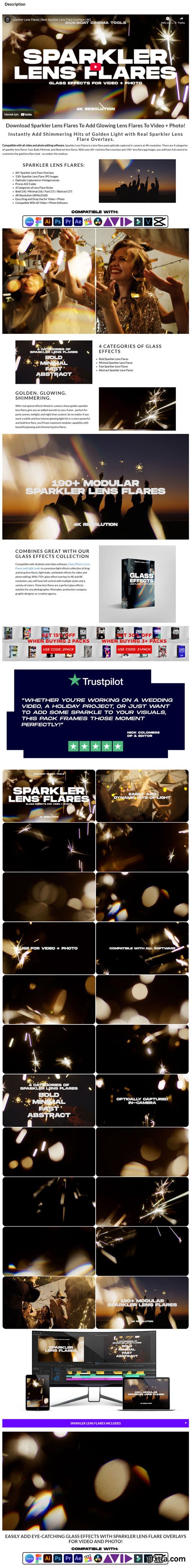 Sickboat - SPARKLER LENS FLARES (4K) Sickboat - SPARKLER LENS FLARES (4K)