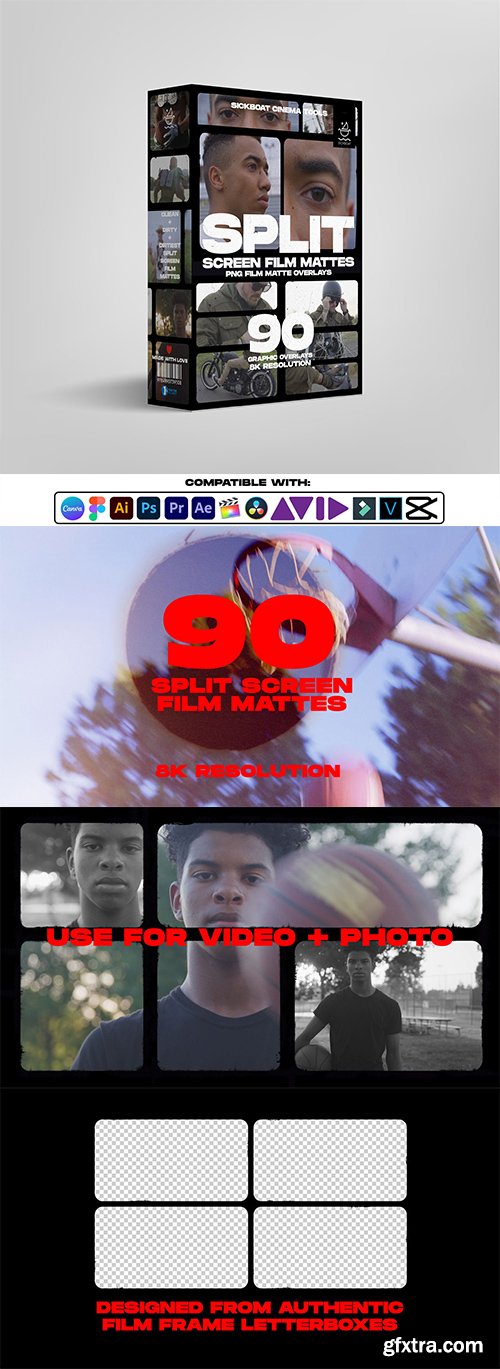 Sickboat - SPLIT SCREEN FILM MATTES (8K) Sickboat - SPLIT SCREEN FILM MATTES (8K)