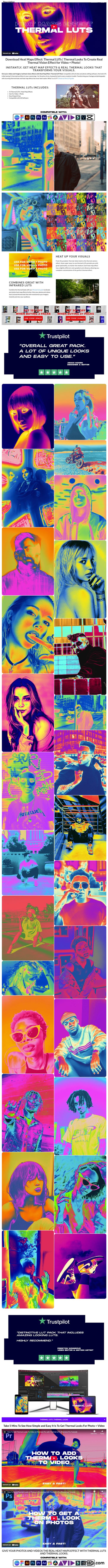 Sickboat - HEAT MAPS EFFECT: THERMAL LUTS Sickboat - HEAT MAPS EFFECT: THERMAL LUTS