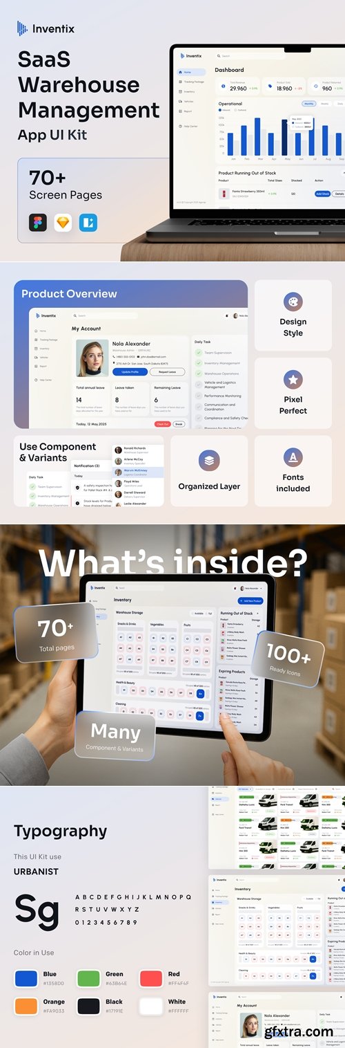 Inventix - SAAS Warehouse Management Dashboard Kit