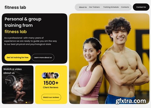 Craftwork Design - Hero Headers Figma Template