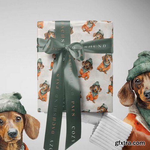 Creatsy - Gift Held by Santa Mockup - 1141971285