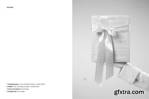 Creatsy - Gift Held by Santa Mockup - 1141971285