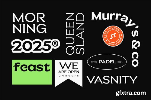 JT Barnez Modern Sharp Serif - 7 Font