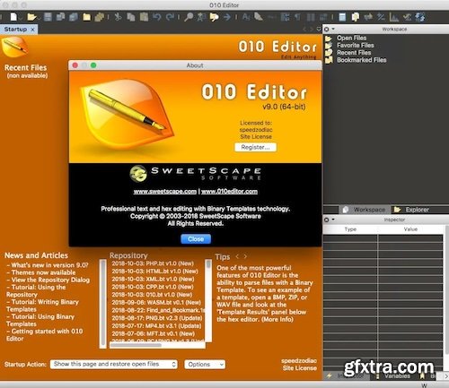 SweetScape 010 Editor 16.0.4 SweetScape 010 Editor 16.0.4