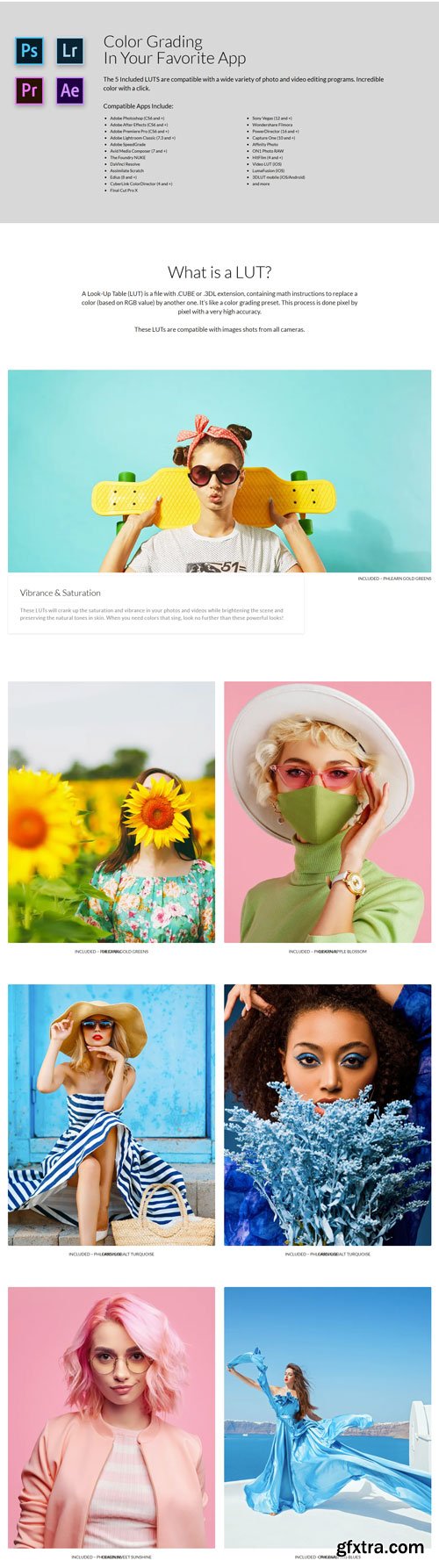Phlearn - Bold & Vibrant LUTs for Photo & Video