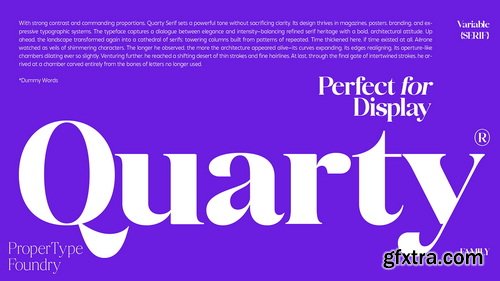 CreativeMarket - Quarty Serif - 19 Fonts
