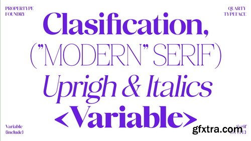 CreativeMarket - Quarty Serif - 19 Fonts